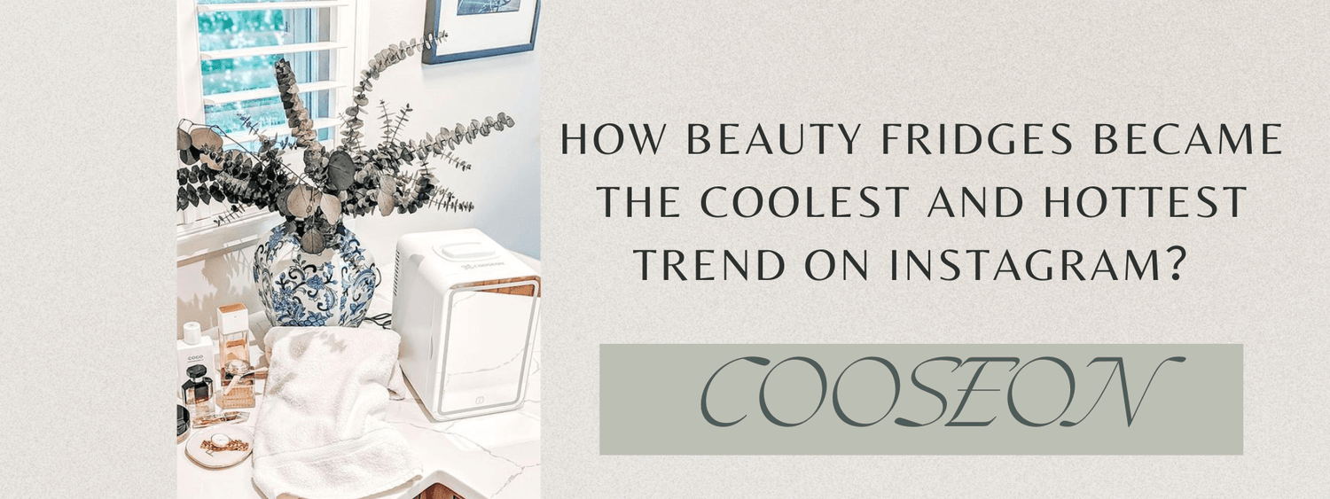 How Beauty Fridges Became the Coolest and Hottest Trend on Instagram - 1st Mini Skincare Fridges With LED Mirror | COOSEON®