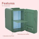 COOSEON® 6L Mini Makeup Fridge - Green - COOSEON