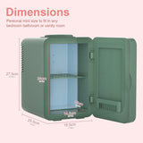 COOSEON® 6L Mini Makeup Fridge - Green - COOSEON