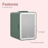 COOSEON® 6L Mini Makeup Fridge - Green - COOSEON