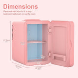 COOSEON® 6L Mini Makeup Fridge - Pink - COOSEON