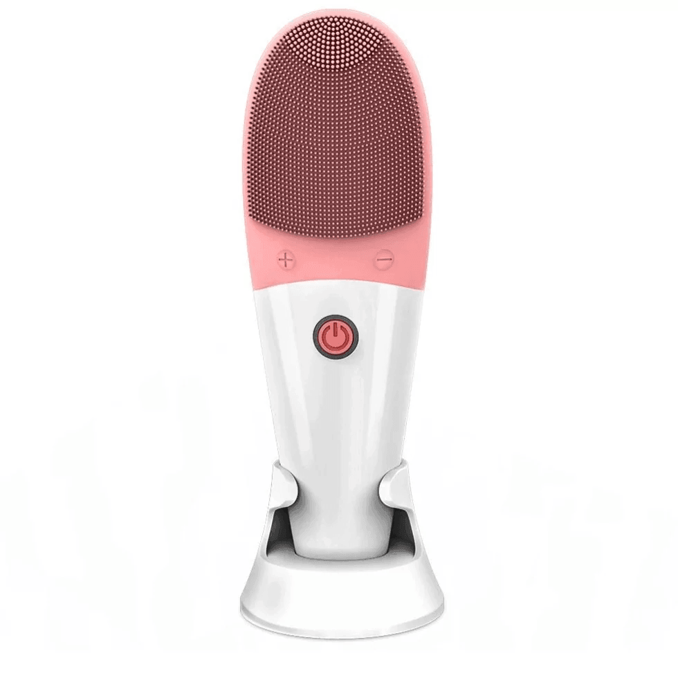 COOSEON® Ultrasonic Silicone Massage Facial Cleansing Brush - 1st Mini Skincare Fridges With LED Mirror | COOSEON®